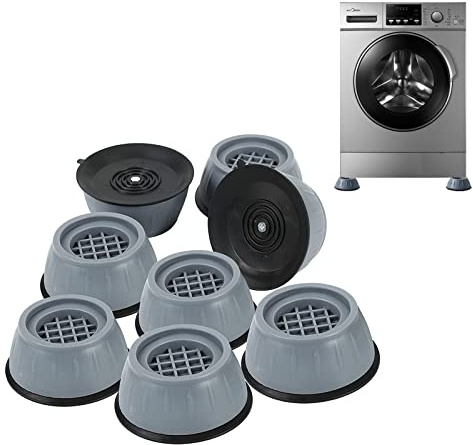Anti Vibration Pad for Washing Machine Support Set of 8, Non Slip Rubber
