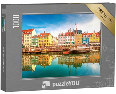 puzzleYOU: Puzzle 1000 Teile „Nyhavn in Kopenhagen“ – aus der Puzzle-Kollektion Europa, Dänemark, Kopenhagen