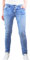 Buena Vista Malibu Damen Stretch Jeans| Denim Pants mit schräger Knopfleiste (XL, Light Stone)