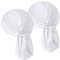 HASAGEI Sports Bandana Cap Herren Damen Biker Bandanas Kopftuch Hat (Weiß*2)