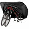 AngLink Bike Cover for 2 Bikes - 210D Oxford Outdoor Waterproof Bicycle Covers with Lock Hole, All Weather Protection Bikes Storage Cover for Mountain Road Electric Beach Cruiser Hybrid