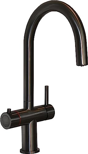 Bollire Arrosto - Gun Metal 3-in-1 Boiling Water Tap | Filtered Boiling & Mains Hot/Cold Mixer | 2.5ltr