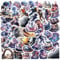 Bric Dodo 50 Stück Astronauten Aufkleber Auto Laptop Telefon Gitarre Skateboard Motorrad Fahrrad Raumschiff Stickers Set Vinyl Wasserdicht Aesthetic Aufkleber für Jugendliche Kinder Erwachsene