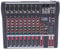 Audio Mixer, 8-Channel Studio Mixer DJ Mixer, Professional Mixer Sound Board Console with 3 Band Equalizer & LCD Display, for KTV, Campus, Bars, Stage Performances, Recording Studios