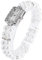 PACKOVE Digitale Uhren Perle Uhren Für Frauen Smartwatch Manschettenarmbänder Für Frauen Armbanduhr Betrachten Armreifen Für Damen Damenuhren Schmuck Fräulein Diamant Weiß