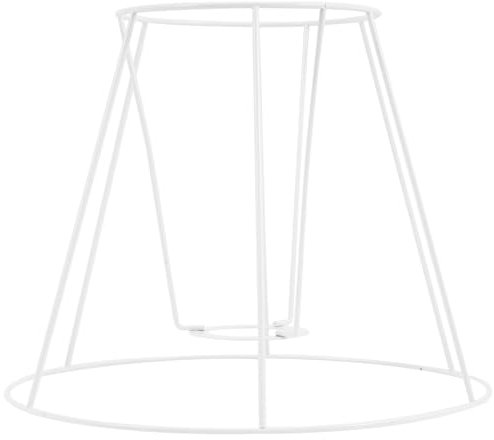 BESTonZON Lampenschirmhalter selber machen Halterung für Lampenrahmen Birnenschutz Lampenschirm DIY Lampenschirm Rahmen lampenschirm gestell Handbuch Zubehör Regale aus Eisen Bilderrahmen