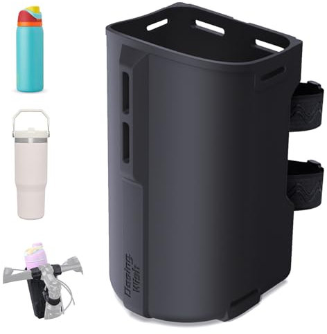 Desing Wish 12-40 oz Porte Gourde Velo sans Vis Bidon Porte Velo Porte Gourde VTT pour Bouteille de Vélo Guidon Poussette Porte Gourde Randonnée Fauteuil Scooters Roulant Sports Vélo Accessoires