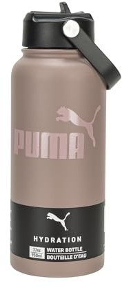 PUMA Evercat Edelstahl-Wasserflasche, 907 ml, Rosa, 907 ml