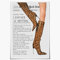 Lmuwecno Vintage-Zeitung York Trendy Times Leopard Boots Poster Retro Schwarz und Weiß Bar Wagen Magazin Cover Ästhetisch Adrett Wohnheim Dekor Adrett Wohnheim Dekor 40,6 x 61 cm ungerahmt