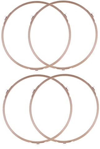 TOPBATHY Soporte De Placa De Rejilla Para Horno Microondas Resistente A Altas Temperaturas Redondo Modelo 4 Piezas Soporte De Rodillo Giratorio