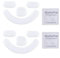 2Sets Rounded Edges Curved Mouse Feet Skates Compatible for Razer Viper V2 Pro Gaming Mouse (White)