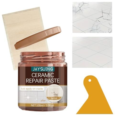 Tile Repair Paste,100ml Ceramic Repair Paste,Ceramic Tile Repair Adhesive,Ceramic Tile Small Hole Repair,Ceramic Tile Repair Paste,Crack Hole Scratches Repair,Ceramic Repair Kit,wall Mending Agent