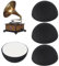 Adhesive Silicone Feet, Silicone Feet for Electronics, Subwoofer Isolation Pads, Record Player Isolation Pads, Audio Isolation Pads, Isolation Pads for Electronics, Silicone Feet for Subwoofers