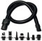 Paddle Board Pump Adapter Set, Sup Air Pump Hose with 7 Nozzles for Inflatable Paddleboard, Boat, Tent, Pool, Paddle Board Accessories Replacement Parts for Electric SUP Pump, Rafts, Kayak