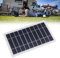 Solar Panel, 5W Solar Battery Charger with Maintainer for Security Camera - Rechargeable USB Solar Panel