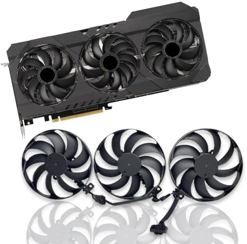 Dotodo CF9010U12D 88mm Grafikkartenlüfter 12V/0.45A - Dual Ball Bearing Ersatzlüfter für ASUS GeForce RTX 3060 Ti/3070/3080/3090 (TUF OC Gaming) - Hochleistungskühlung & Geräuschreduzierung
