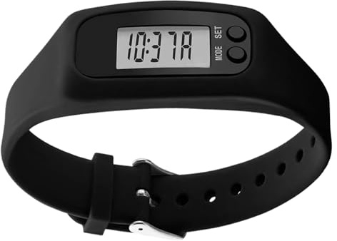 Step Watch | No App No Phone Required Monitor | Fitness Pedometer Wrist Step Watch - for Men Women Senior Travel Commute Weekend Walking Jogging Hiking Park Fitness
