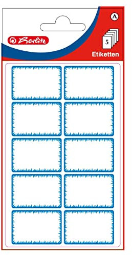 Herlitz 837039 Tiefkühletikett 32 x 24 mm, selbstklebend, 50 Stück