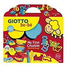GIOTTO be-bè - Set pâte à jouer A partir de 2 ans (3 x 100g + accessoires)
