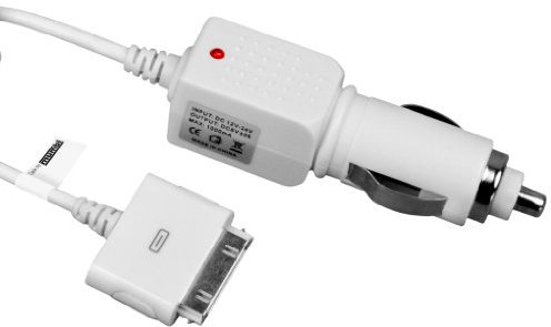 mumbi Autoladekabel 12V 24V KFZ Ladekabel für iPhone + iPod Autoladegerät