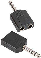 Audibax ADP12 Adaptador Jack Stereo a 2 Jack Hembras Mono
