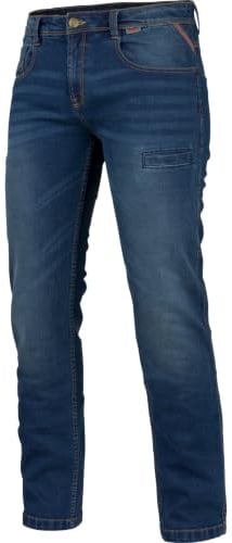 WÜRTH MODYF Arbeitsjeans Stretch X - professionelle Arbeitshose für Herren - Arbeitsjeans mit Reißverschluss - in der Größe 60 in Blau