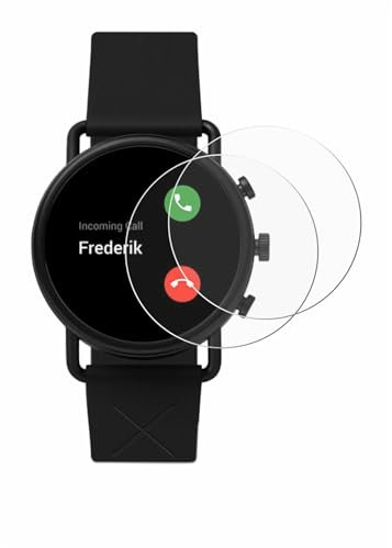 BROTECT (2 Stück Schutzfolie für Skagen Smartwatch Falster 3 X by Kygo Displayschutz Folie Ultra-Klar