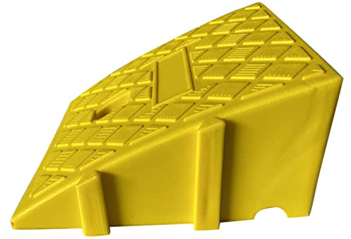 haohaiyo Bordsteinkanten-Rampe Aus Gummifasern, Bordsteinrampe, Gummirampen, Schwellenrampe,Tragbar Dicke Rampenmatte Wasserdicht Spleißbar,25×27×11cm/25×27×13cm | Gummirampen, Schwellenrampe,Tragbar Dicke Rampenmatte Wasserdicht Spleißbar,25×27×11cm/25×27×13cm