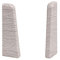 KGM Endstücke für Sockelleiste MEGA-Profil (20 x 58 mm) Eiche hell – Maße: 20 x 58 mm – 2 Stück