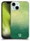 Head Case Designs Green Watercoloured Ombre Hard Back Case Compatible With Apple iPhone 13 Mini