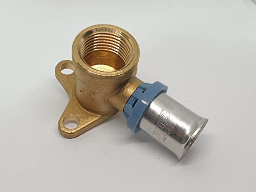 Raccordo a parete 20 x 2 - 1/2'' per tubo composito multistrato