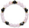 Fukugems Rose Quartz Onyx Glück Feng Shui Armband - Hallo Geld, Unternehmer Geschäftsbeziehung für Männer und Frauen Mit Geld Wohlstand Ziele