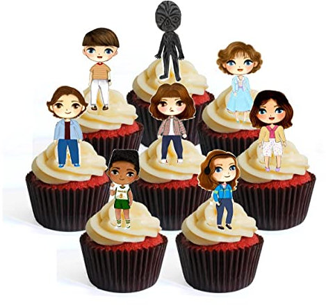 Cupcake-Dekoration für Kinder, essbar, 16 Figuren, 30 Stück