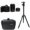KamKorda Camera Bag + Tripod + R6 Mark II Mirrorless Digital Camera Body + RF 24-105 f/4-7.1 IS STM Lens + R Mount Adapter, 24.2MP Full-Frame CMOS Sensor