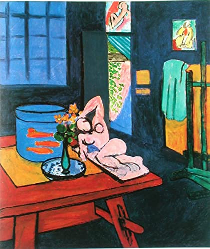 Henri Matisse Sculpture et atelier A3 Poster on Canvas - Filmkunstposter in verschiedenen Größen für Wohn- oder Schlafzimmerideen. Randlose Kultfilmbilder, klassische ikonische 70er, 80er, 90er Jahre