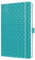 SIGEL J5103 Wochenkalender 2025 A5, Jolie, petrol, Hardcover, Gummiband, Stiftschlaufe, Einstecktasche, 174 Seiten, vegan, Buchkalender, Terminplaner