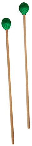 SAFIGLE 2pcs Marimba Sticks Hard Mallets for Percussion Instruments Xylophone Hammers Smooth Finish Sturdy Design and Safe Materials for Musicians and Beginners