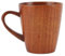 Fdit 250ml Handmade Wooden Mug with Handle, Small Wood Tea Cup for Coffee, Outdoor Travel