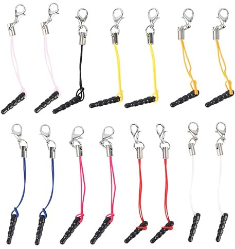 Bouchon Anti Poussière Prise Jack, 15 Pièces Prise Casque Anti-poussière Intelligente Bouchon De Jack Pour Casque De Téléphones Portables Téléphone Portable La Batterie Faire Tourner