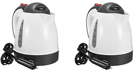 TsoLay Lot de 2 réchauds à eau chaude pour véhicule 1000 ml - En acier inoxydable - Grande capacité 24 V