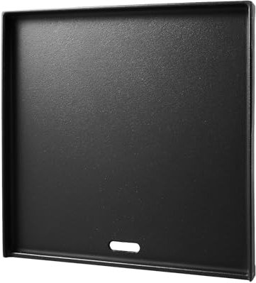 Charbrofire Grillplatte Flat Top für Weber Genesis II 300/400 Series Spirit 200/300 Series (2017+) Genesis 2022 SX-325S S-325S E-325S EX-325S Smokefire Holzpellet EX4, Gusseisen, Schwarz, Rechteckig