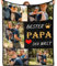 Bemaystar Vatertagsgeschenke für Papa - Geschenkideen für Vater, Personalisierte Geschenke zum Vatertag, Personalisierte Decke mit Foto，Fotodecke, Beste Papa Geschenk, Papa Geschenk, 75x100cm