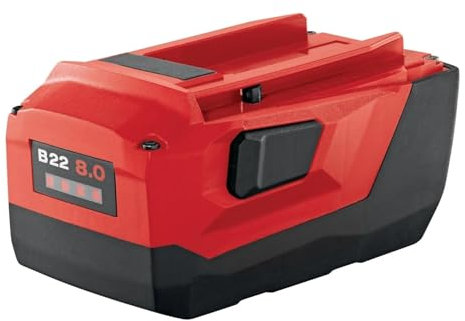 PPGZCZSE Hochleistungs-Lithium-Ionen-Akku, 22 V, 8,0 Ah, Ersatz, kompatibel mit Hilti B22 18 V, 21,6 V, 22 V Akku-Elektrowerkzeug, kompatibel mit Hilti 22 V Akku