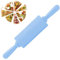 Mattarello,Mattarello per Cottura,Mattarello in Marmo Mattarello in Silicone per Impasto Fondente Biscotti Pasticceria Gnocco Conico Forniture da Forno Accessori da Cucina, Rosa, (bule)