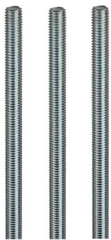5x M8 x 150mm Threaded Bar, Fully Threaded Rod, Fully Threaded Studding Rod Bar Zinc Plated Steel Right Hand Thread, Studding for Anchor Bolts, Clamps, Hangers and U-Bolts