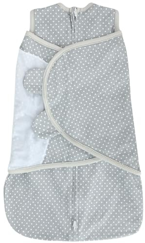 LANDICI Baby Swaddle Sleep Sack 0-3 Months Baby Swaddle Blanket Wrap, Newborn Baby Swaddles for Warm & Cozy Nights, Easy Changes Swaddle Sack