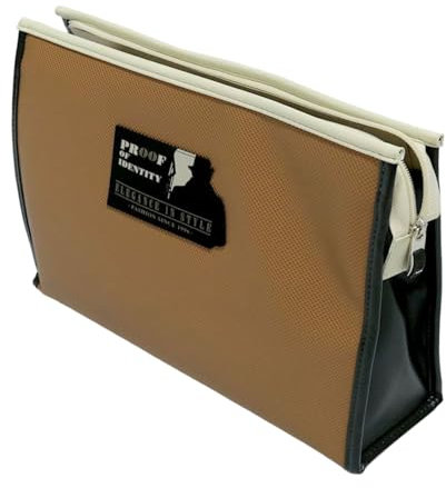 Waschtasche für Reise Urlaub | Wasserdichtes Innenfutter für Toilettenartikel und Kosmetik | Kosmetiktasche Waschbeutel Kulturbeutel Kulturtasche Necessair Toilettentasche (Camel)