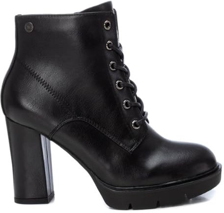 XTI - Botín Mujer Negro - Calzado Cómodo y Versátil - Moda casual - Modelo 14349101 (Talla 39)