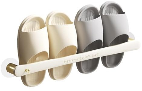 Ghjkldha Wall Shoe, Organizer Shoe, Storage Rack, Multifunctional Holder, Adhesive Slipper, Sandals Sneakers, Space-Saving Mount, ABS Durable, Waterproof Wall, Mounted Design
