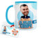 Kembilove Taza Personalizada con Caricatura | “¡El Mejor Compi!” + Nombre | Regalo Divertido y Único para Compañeros de Trabajo |330ml Apta Microondas y Lavavajillas